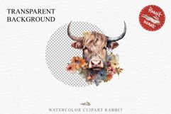 Cute Floral Baby Highland Cow Flowers Watercolor Clipart PNG Transparent t-shirt designs sublimation kids printable digital nursery wall art farm animals watercolor floral baby cow png, highland cow clipart, cow couple, farm animals clip art illustration