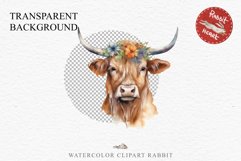 Cute Floral Baby Highland Cow Flowers Watercolor Clipart PNG Transparent t-shirt designs sublimation kids printable digital nursery wall art farm animals watercolor floral baby cow png, highland cow clipart, cow couple, farm animals clip art illustration