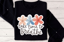 Cute Floral Printable Sticker PNG, Inspirational Sticker Product Image 5