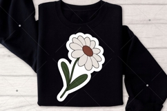 Cute Floral Printable Sticker PNG, Inspirational Sticker Product Image 4
