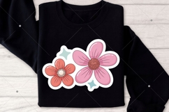 Cute Floral Printable Sticker PNG, Inspirational Sticker Product Image 4