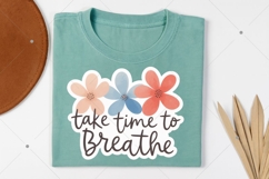 Cute Floral Printable Sticker PNG, Inspirational Sticker Product Image 6