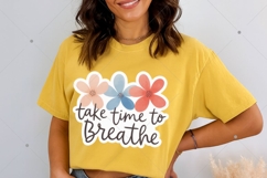Cute Floral Printable Sticker PNG, Inspirational Sticker Product Image 7