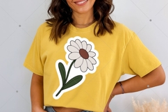 Cute Floral Printable Sticker PNG, Inspirational Sticker Product Image 6