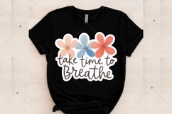 Cute Floral Printable Sticker PNG, Inspirational Sticker Product Image 8