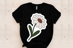 Cute Floral Printable Sticker PNG, Inspirational Sticker Product Image 7