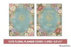 Planner 2026 Cover, Notebook Cover, Boho Pastel design Product Image 1