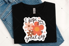 Cute Floral Printable Sticker PNG, Inspirational Sticker Product Image 8