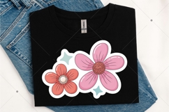 Cute Floral Printable Sticker PNG, Inspirational Sticker Product Image 8