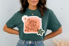 Cute Floral Printable Sticker PNG, Inspirational Sticker Product Image 9