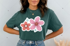 Cute Floral Printable Sticker PNG, Inspirational Sticker Product Image 9