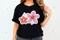 Cute Floral Printable Sticker PNG, Inspirational Sticker Product Image 2