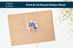 Cute Flower Cat Digital Sticker