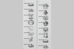 Cute Forest Procreate Stamps - Procreate Brushes