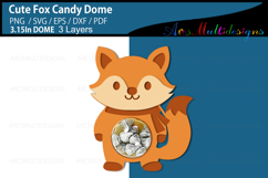 cute fox candy dome holder Product Image 2