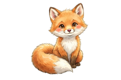 Cute Fox Png | Cute Safari Png Product Image 1