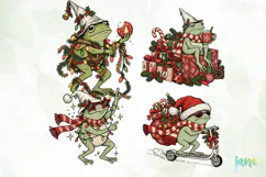 Cute Frog Christmas Product Image 1