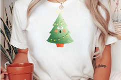cute funny Christmas tree clipart Product Image 2