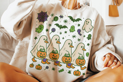 Halloween Goose PNG, Halloween PNG, Silly Goose PNG, Fall Product Image 3