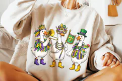 Mardi Gras Goose PNG, Fleur De Lis PNG, Fat Tuesday PNG Product Image 2