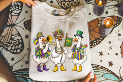 Mardi Gras Goose PNG, Fleur De Lis PNG, Fat Tuesday PNG Product Image 3