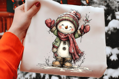 Cute funny Snowman Sublimation Product Image 2