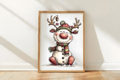 Cute funny Snowman Sublimation Product Image 3