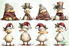 Cute Geese Clipart Sublimation Product Image 7