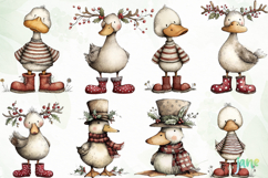 Cute Geese Clipart Sublimation Product Image 6