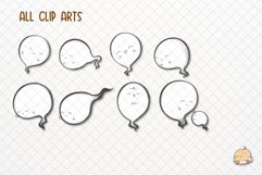 Cute Ghost Clipart for Halloween02