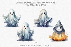 watercolor cute ghost kawaii smile, spooky clipart, sublimation nursery, Creepy Witch art Cute Ghost Clipart Pumpkin Spooky Halloween PNG Scrapbooking Fairy Tale Art Image Watercolor Transparent Print illustration sublimation creepy printable digital