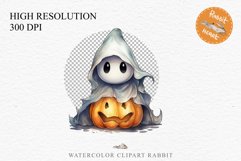 watercolor cute ghost kawaii smile, spooky clipart, sublimation nursery, Creepy Witch art Cute Ghost Clipart Pumpkin Spooky Halloween PNG Scrapbooking Fairy Tale Art Image Watercolor Transparent Print illustration sublimation creepy printable digital