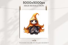 Cute Ghost Clipart Pumpkin Spooky Halloween PNG Scrapbooking Fairy Tale Art Image Watercolor Transparent Print illustration sublimation creepy printable digital watercolor cute ghost kawaii smile clipart, nursery, Creepy Witch art