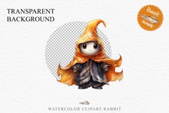 Cute Ghost Clipart Pumpkin Spooky Halloween PNG Scrapbooking Fairy Tale Art Image Watercolor Transparent Print illustration sublimation creepy printable digital watercolor cute ghost kawaii smile clipart, nursery, Creepy Witch art