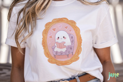 Cute Ghost Frame Sublimation Clipart Product Image 2