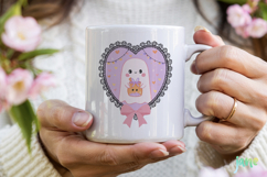 Cute Ghost Frame Sublimation Bundle Product Image 7