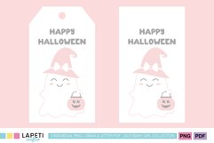 cute ghost gift tag
