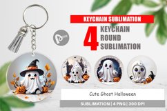 Keychain Cute Halloween Ghost Product Image 1