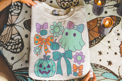 Halloween Preppy PNG, Fall PNG, Pumpkin PNG, Coquette Bow Product Image 4