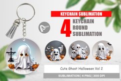 Keychain Cute Halloween Ghost Product Image 1