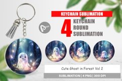 Keychain Ghost in Forest Product Image 1