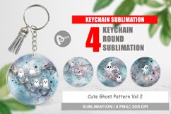 Keychain Cute Ghost Pattern Product Image 1