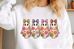 Cute Ghost Png, Coquette Bow Ghost Png Product Image 3