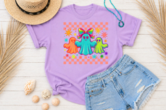 Cute Ghost PNG, Retro Halloween Sublimation Product Image 4