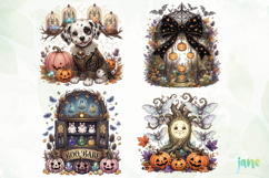 Cute Ghost Pumpkin Clipart Product Image 1