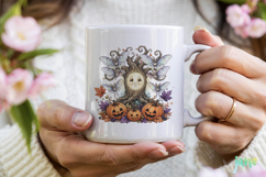 Cute Ghost Pumpkin Clipart Product Image 3