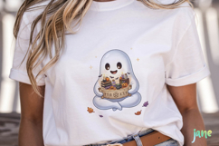 Cute Ghost Pumpkin Clipart Product Image 5