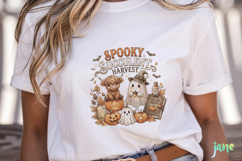 Cute Ghost Pumpkin Clipart Product Image 5