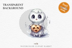 Cute Ghost Pumpkin Spooky Halloween Clipart PNG Scrapbooking Fairy Tale Art Image Watercolor Transparent Print illustration sublimation creepy printable digital watercolor cute ghost kawaii smile, spooky clipart, sublimation nursery, Creepy Witch art, hal