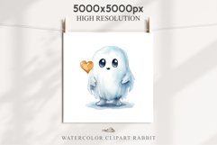 Cute Ghost Pumpkin Spooky Halloween Clipart PNG Scrapbooking Fairy Tale Art Image Watercolor Transparent Print illustration sublimation creepy printable digital watercolor cute ghost kawaii smile, spooky clipart, sublimation nursery, Creepy Witch art, hal